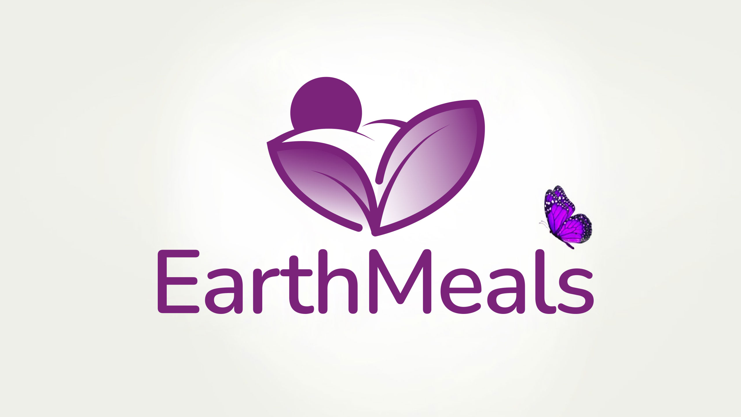 EarthMeals Logo Butterfly